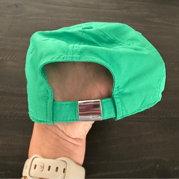 Nike Dri-FIT Club Cap Green Metal - Women’s - Size M/L Like New Golf Hat Tennis - Picture 6 of 6